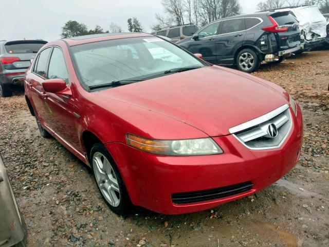 19UUA65585A065204 - 2005 ACURA TL RED photo 1