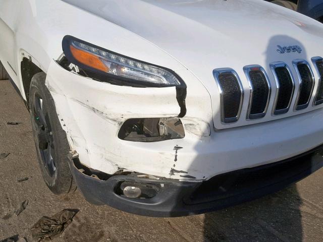 1C4PJLCB9GW167958 - 2016 JEEP CHEROKEE L WHITE photo 9