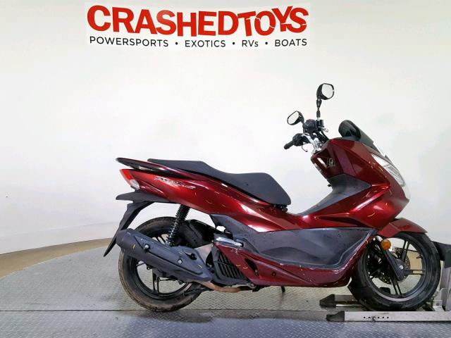 RLHKF1800GY100967 - 2016 HONDA PCX 150 BURGUNDY photo 1