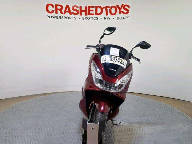 RLHKF1800GY100967 - 2016 HONDA PCX 150 BURGUNDY photo 3