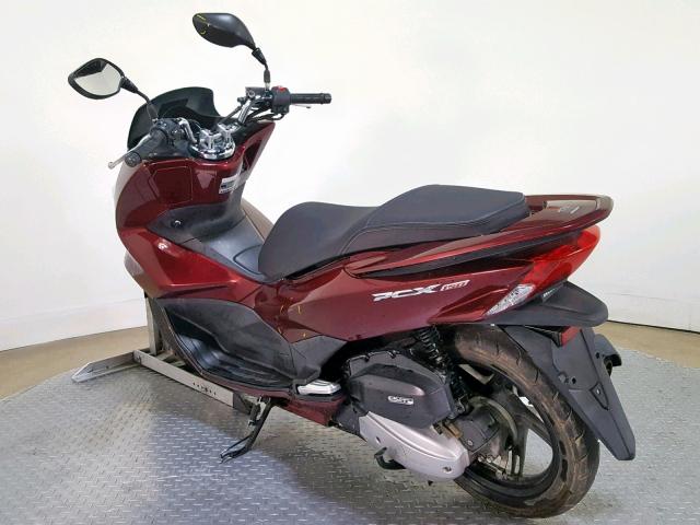 RLHKF1800GY100967 - 2016 HONDA PCX 150 BURGUNDY photo 6