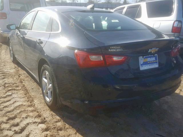 1G1ZB5ST5GF342999 - 2016 CHEVROLET MALIBU LS BLUE photo 3