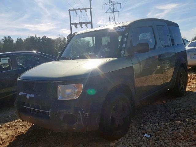 5J6YH28534L022483 - 2004 HONDA ELEMENT EX GREEN photo 2