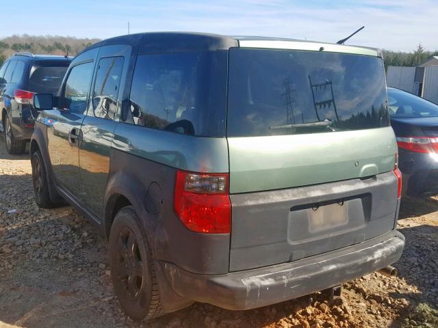 5J6YH28534L022483 - 2004 HONDA ELEMENT EX GREEN photo 3