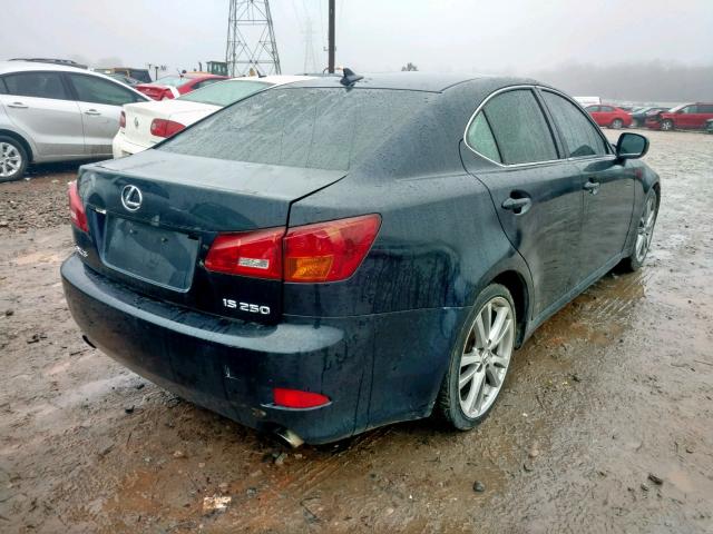 JTHBK262882069105 - 2008 LEXUS IS 250 BLUE photo 4