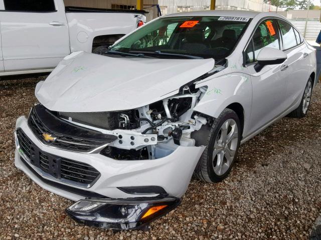 1G1BG5SM8G7295585 - 2016 CHEVROLET CRUZE PREM WHITE photo 2