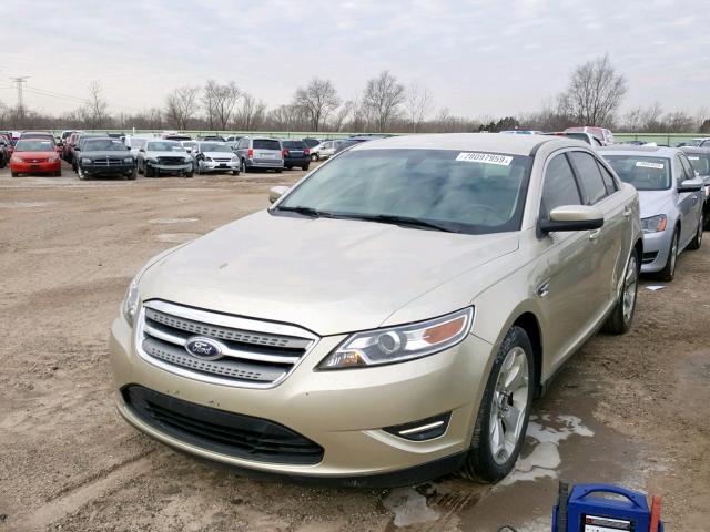 1FAHP2EW9BG173703 - 2011 FORD TAURUS SEL GOLD photo 2