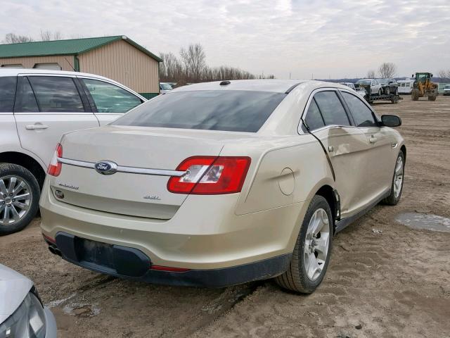 1FAHP2EW9BG173703 - 2011 FORD TAURUS SEL GOLD photo 4