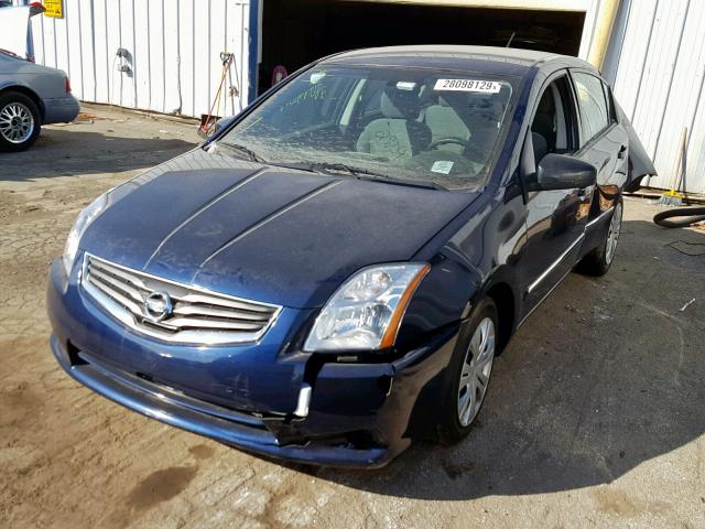 3N1AB6AP3AL695255 - 2010 NISSAN SENTRA 2.0 BLUE photo 2