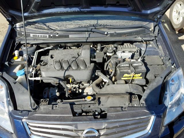 3N1AB6AP3AL695255 - 2010 NISSAN SENTRA 2.0 BLUE photo 7