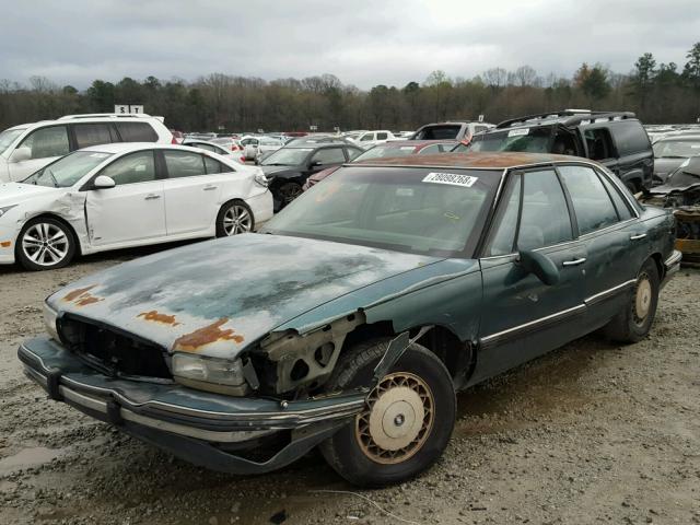 1G4HP52L8SH448618 - 1995 BUICK LESABRE CU GREEN photo 2