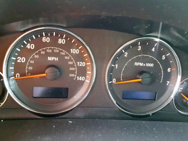 1J8HG48K57C606620 - 2007 JEEP COMMANDER SILVER photo 8