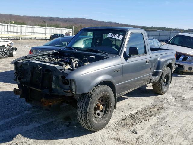 1FTYR10C7XPA12916 - 1999 FORD RANGER GRAY photo 2