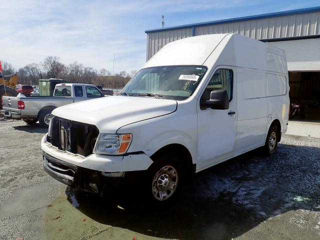 1N6BF0LY6CN105946 - 2012 NISSAN NV 2500 WHITE photo 2