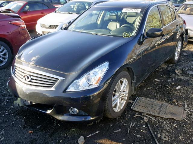 JN1CV6AR9BM412172 - 2011 INFINITI G37 BLACK photo 2