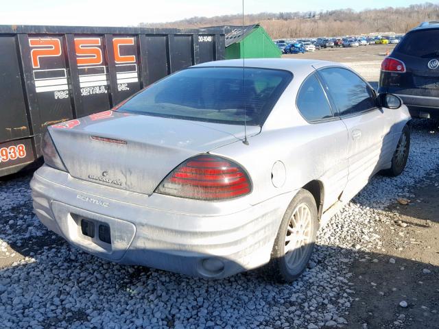 1G2NE12E4XM907749 - 1999 PONTIAC GRAND AM S SILVER photo 4