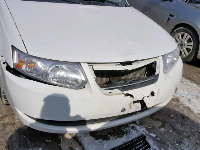 1G8AJ55F97Z180879 - 2007 SATURN ION LEVEL WHITE photo 9