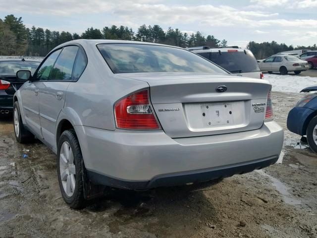 4S4BL62CX77208586 - 2007 SUBARU LEGACY OUT SILVER photo 3