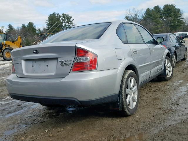 4S4BL62CX77208586 - 2007 SUBARU LEGACY OUT SILVER photo 4