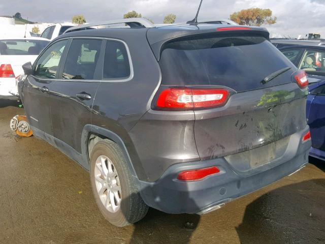 1C4PJMCS7FW702709 - 2015 JEEP CHEROKEE L GRAY photo 3