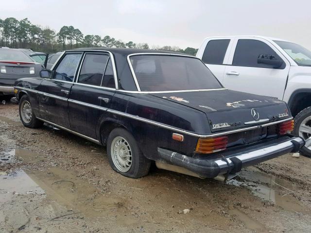 11511710007249 - 1974 MERCEDES-BENZ 240 D BLACK photo 3