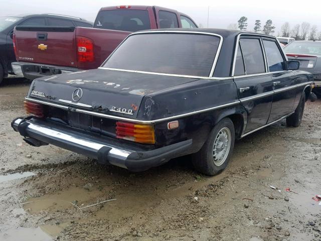 11511710007249 - 1974 MERCEDES-BENZ 240 D BLACK photo 4