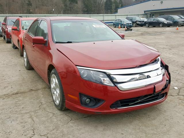 3FAHP0HA8AR159464 - 2010 FORD FUSION S RED photo 1