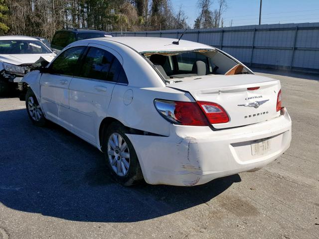 1C3CC4FB9AN163422 - 2010 CHRYSLER SEBRING TO WHITE photo 3