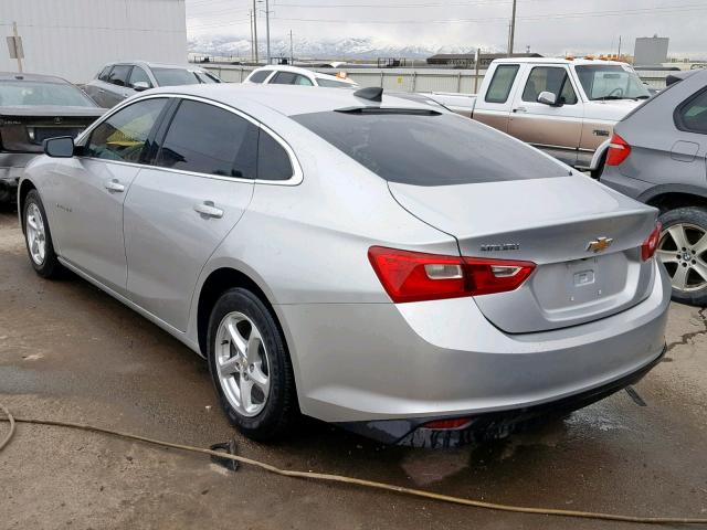 1G1ZB5ST5GF230610 - 2016 CHEVROLET MALIBU LS SILVER photo 3