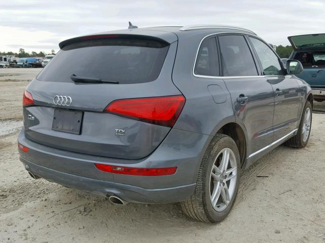 WA1VMAFP8EA045882 - 2014 AUDI Q5 TDI GRAY photo 4