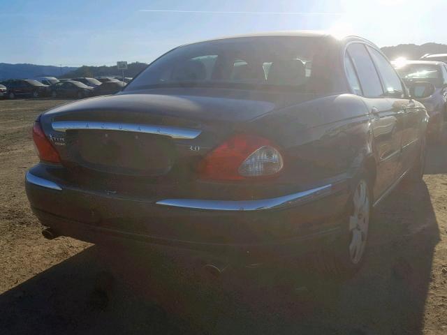 SAJEA51C64WD70031 - 2004 JAGUAR X-TYPE 3.0 BLACK photo 4