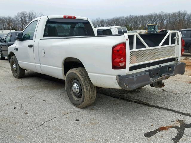 3D7KR26A28G105498 - 2008 DODGE RAM 2500 S Սպիտակ լուսանկար 3