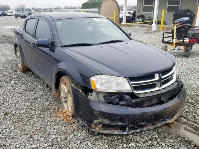 1B3BD2FG0BN541263 - 2011 DODGE AVENGER LU BLUE photo 1