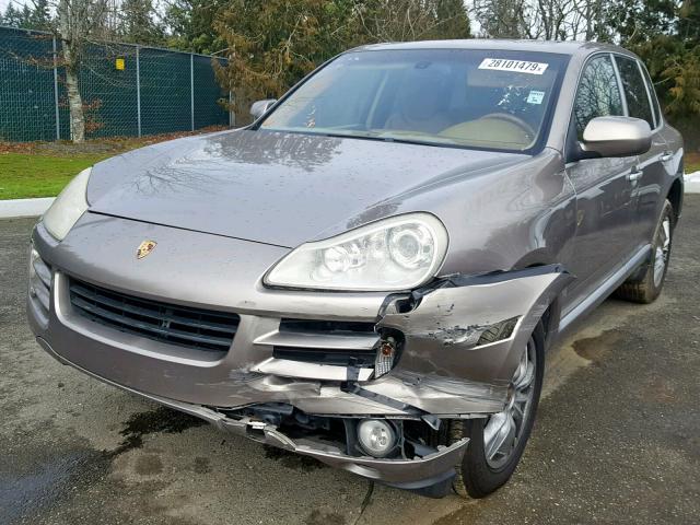 WP1AB29P18LA31843 - 2008 PORSCHE CAYENNE S BEIGE photo 2