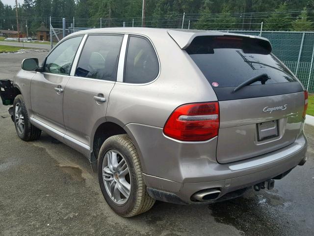 WP1AB29P18LA31843 - 2008 PORSCHE CAYENNE S BEIGE photo 3