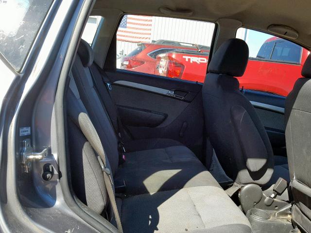 KL1TD66E59B637952 - 2009 CHEVROLET AVEO LS GRAY photo 6