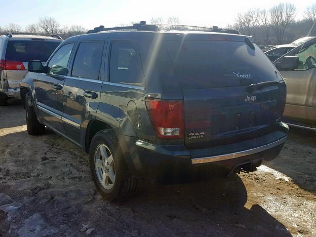 1J8HR58237C523381 - 2007 JEEP GRAND CHER BLUE photo 3