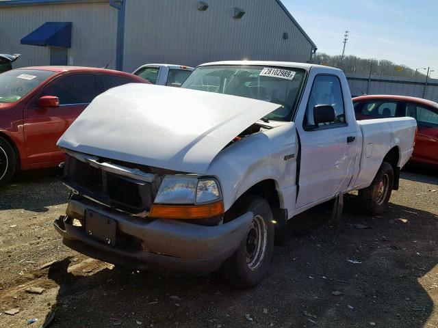 1FTYR10C8XUA52794 - 1999 FORD RANGER WHITE photo 2