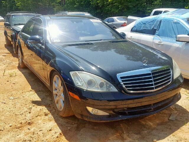 WDDNG71X57A022303 - 2007 MERCEDES-BENZ S 550 BLACK photo 1