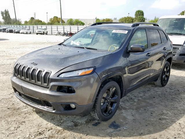 1C4PJLCB3JD539992 - 2018 JEEP CHEROKEE L CHARCOAL photo 2