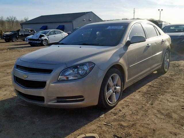 1G1ZD5EU2CF274086 - 2012 CHEVROLET MALIBU 2LT GOLD photo 2