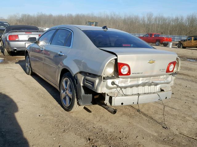 1G1ZD5EU2CF274086 - 2012 CHEVROLET MALIBU 2LT GOLD photo 3