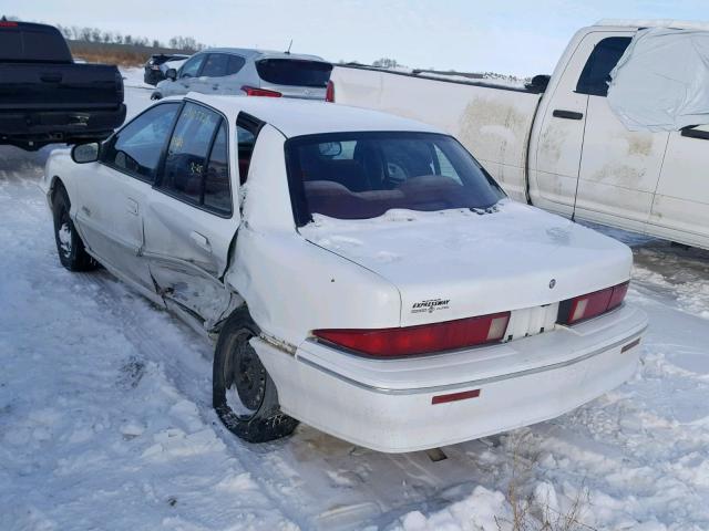 1G4NV55MXSC409491 - 1995 BUICK SKYLARK GR WHITE photo 3