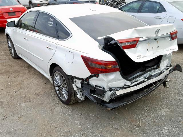 4T1BK1EB9GU196182 - 2016 TOYOTA AVALON XLE WHITE photo 3