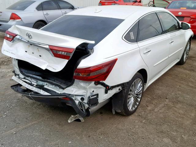 4T1BK1EB9GU196182 - 2016 TOYOTA AVALON XLE WHITE photo 4