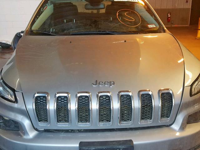 1C4PJMCB3FW680790 - 2015 JEEP CHEROKEE L GRAY photo 7