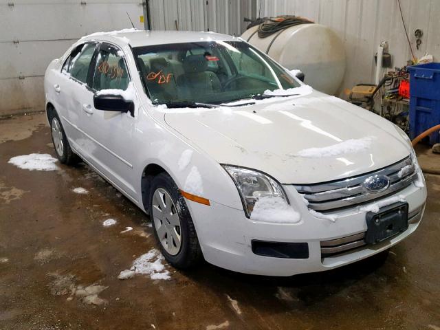 3FAHP06ZX8R109197 - 2008 FORD FUSION S WHITE photo 1