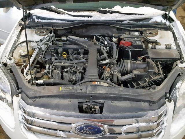 3FAHP06ZX8R109197 - 2008 FORD FUSION S WHITE photo 7