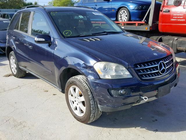 4JGBB86E76A004968 - 2006 MERCEDES-BENZ ML 350 BLUE photo 1