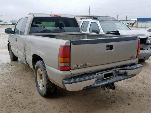 1GTEC19X63Z306302 - 2003 GMC NEW SIERRA TAN photo 3